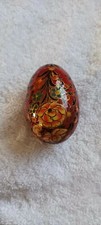 Hand Painted Wooden Egg 