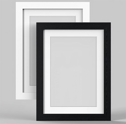 Black white modern photo - white,
