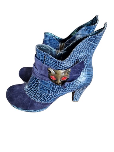 Irregular choice miaow blue - irregular,