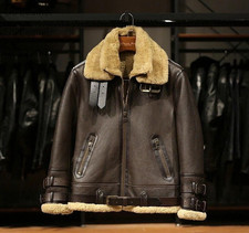 WW2 100% Real Leather B3 Men