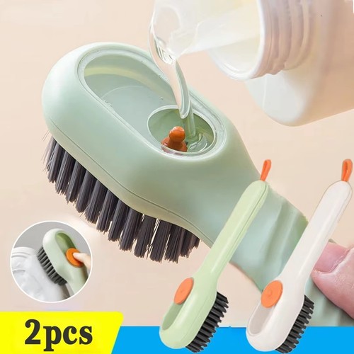 Soft bristled long handle shoe - soft,