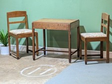 Vintage Danish Oak Table And Chairs 1950s Dutch Kitchen Breakfast Bar Coffee