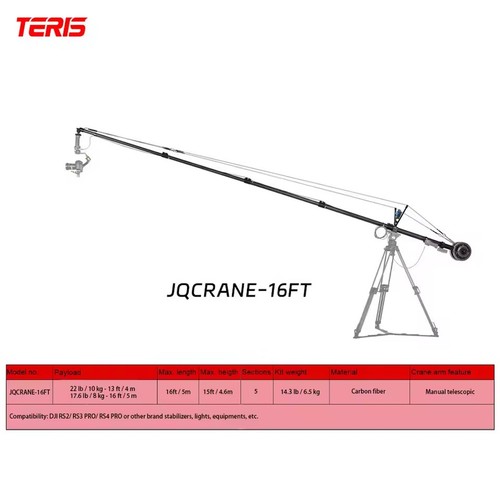 Teris jqcrane 16ft carbon - teris, 5m