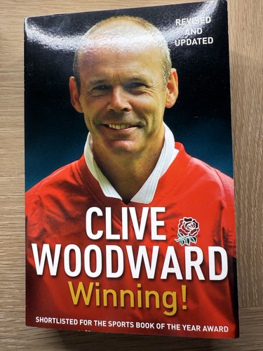Sir clive woodward signed book - signed,