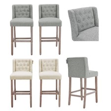 Pair of Retro Button Back Pub