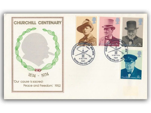 1974 churchill fdc - 1974,