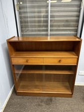 Vintage Nathan Furniture Teak Sideboard/drinks/bookcase Cabinet 