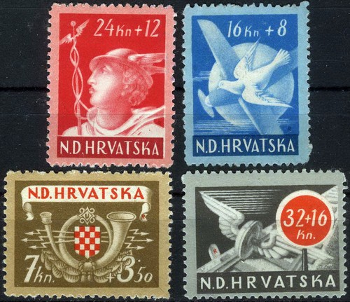 Croatia 1944 mercury - mercury, horn