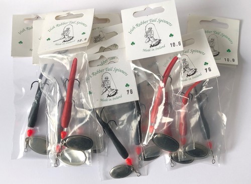 New irish rubber tail - new, spinners