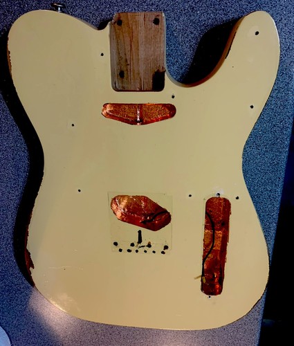 Reliced telecaster body - reliced, tv