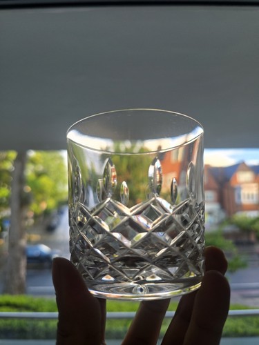 Vintage diamond cut crystal - diamond, cut,