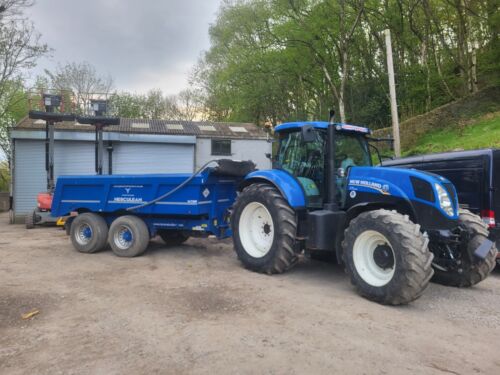 Tractor dump trailer for - tractor,