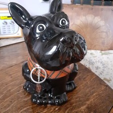 Scottie Dog Biscuit Jar With Keyring