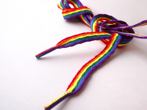 Rainbow laces gay pride - rainbow,