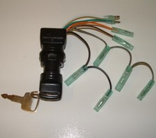 SUZUKI OUTBOARD REMOTE CONTROL BOX KEY IGNITION SWITCH 2 KEYS FITS 2 & 4 STROKE