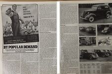 Original CSC 1983 magazine article: FORD POPULAR sit up & beg model