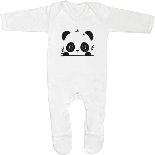 Cute panda peeking baby - panda, peeking'