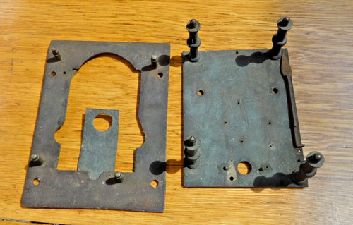 Grandfather iron false - , plate