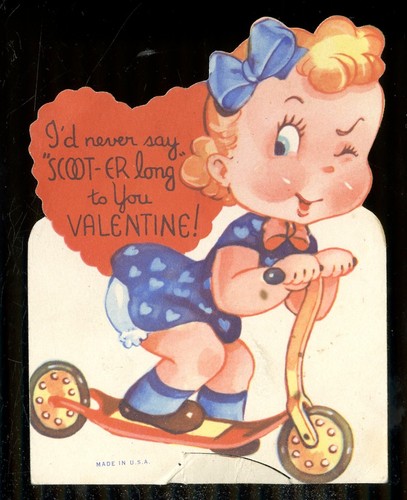 Vintage valentines day - vintage, card