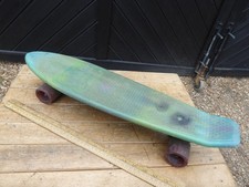 Vintage 1970s Lotus Skateboard with Stud-Trucks. 59cm long Plastic Skateboard (G