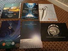 4x Man Utd Programmes Super Cup Fifa World Club  Cup 2008 Champions League 2009