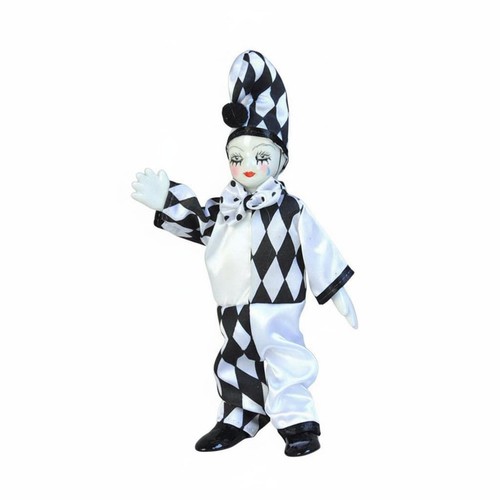 Porcelain clown doll - clown,