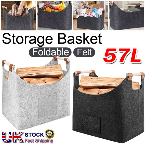 57l log basket fire wood - basket,