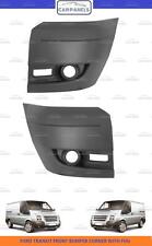 FORD TRANSIT FRONT BUMPER CORNER LEFT AND RIGHT PAIR END CAP MK7 2006 - 2014 