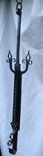 RARE ANTIQUE FRENCH WROUGHT IRON TRAMMEL - FINE EXAMPLE - Pot Hanger, Inglenook