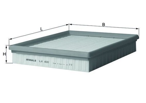 Mahle lx432 air filter - mahle,