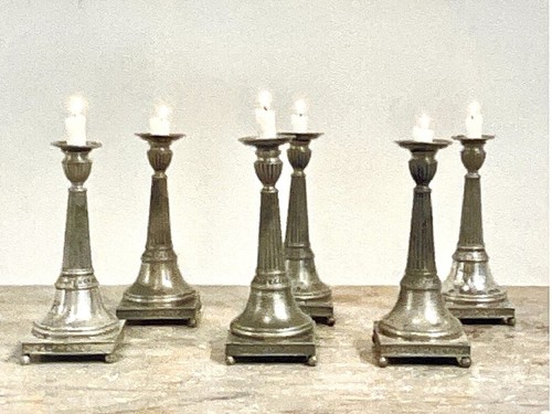 Set gustavian pewter - set, 6