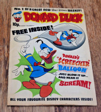Donald Duck Weekly Comic  number n1 1975 UK IPC As Seen Walt Disney NO FREE GIFT