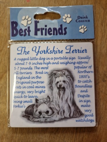 Yorkshire terrier coaster - yorkshire,