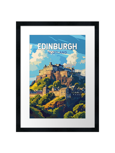 Edinburgh scotland framed - edinburgh,