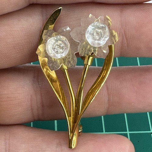 Vintage swarovski brooch - vintage,