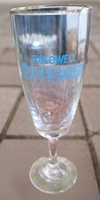 Goldwell Vintage Snowball Stem Glass with Gold Rim