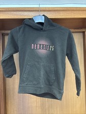 Nemesis Alton Towers Jumper Child’s 7-8 Black Logo Spellout  R81