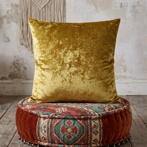 Luxury crushed velvet cushion - luxury,