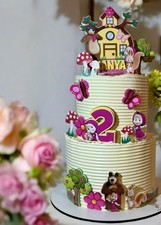 Masha And The Bear Cake Topper