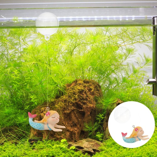 Resin mermaid aquarium - mermaid,