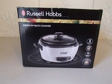 Russell Hobbs Medium Rice Cooker And Steamer Serves Up To Six 300W White - 27030