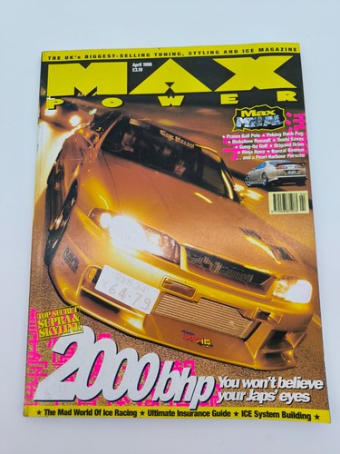 Max power magazine april - max, 1998