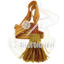 Bullion Sword Knot Gold & Red