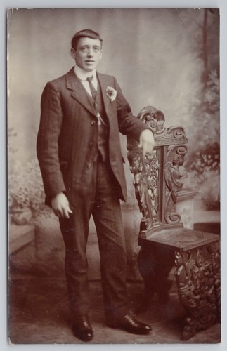 C1910s edwardian dapper man - c1910s,