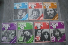 DISCO 45 MUSIC MAGAZINES ISSUES 1-7  POP MUSIC SONG LYRICS