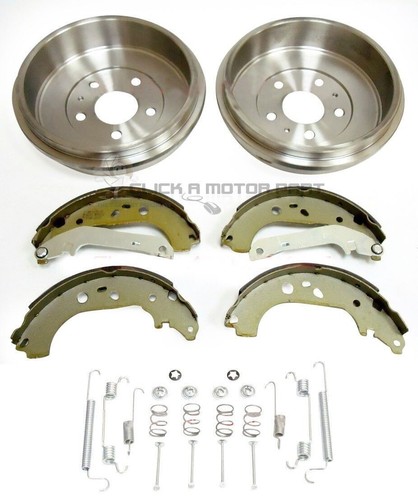 Rear brake drums and shoes - shoes, &