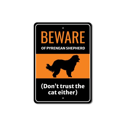 Beware pyrenean shepherd - pyrenean,