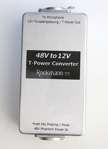 Microphone 48v 12v power - 48v,