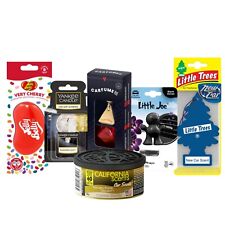 6Pc Car Air Freshener California Scents Little Tree Yankee Candle Jelly Belly B2
