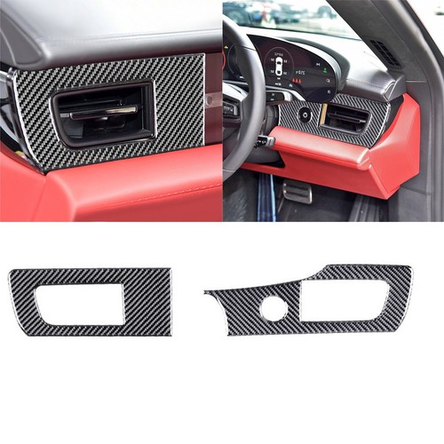 2pcs carbon fiber - fiber, side